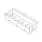 Single sided Horizontal Cable Manager 11